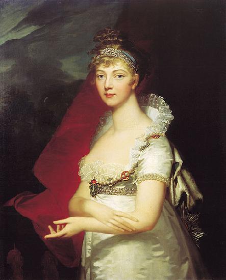 Jean-Laurent Mosnier German born Princess Louise of Baden oil painting image